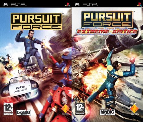  Игра для PSP Sony CEE Pursuit Force + Pursuit Force: Extreme Justice