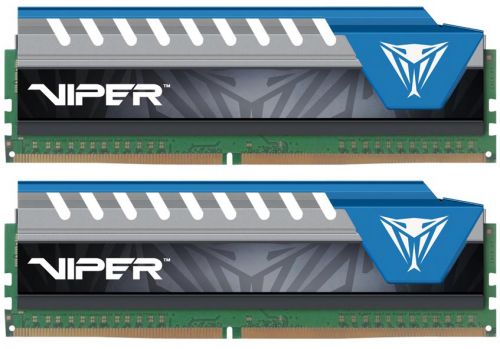  DDR4 8GB (2*4GB) Patriot PVE48G266C5KBL ELITE V4 PC3-21300 2666MHz CL15 1.2V Радиатор BLUE