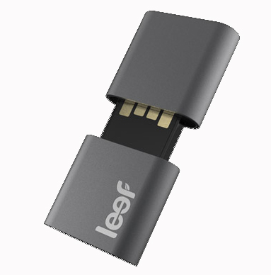  Накопитель USB 2.0 16GB Leef Fuse Charcoal Matte/Black LFFUS-016GKR