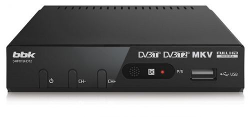  Ресивер цифровой телевизионный DVB-T2 BBK SMP019HDT2