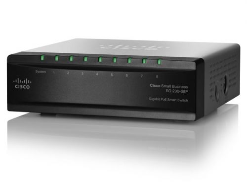  Коммутатор PoE Cisco SB SLM2008PT-EU