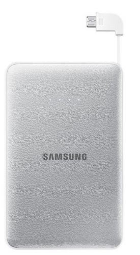  Аккумулятор внешний универсальный Samsung EB-PN915BSRGRU 11300mAh 2A серый/белый 2xUSB