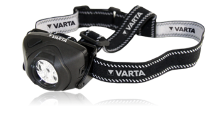  Фонарь налобный Varta LEDx5 INDESTRUCTIBLE HEAD 3 AAA