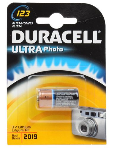  Батарейка Duracell CR123 ULTRA