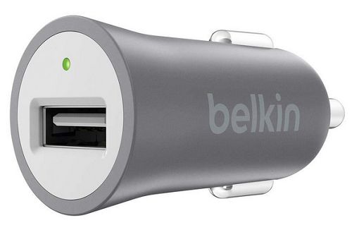  Зарядное устройство автомобильное Belkin Universal Car Charger Grey F8M730btGRY 2.4A, универсальное, серое