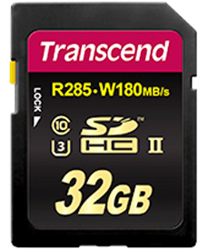  Карта памяти 32GB Transcend TS32GSD2U3 SDHC Class 10 UHS-II U3