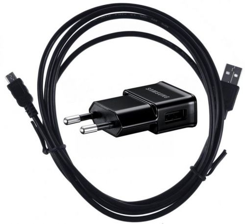  Зарядное устройство сетевое Samsung ETA0U80EBEGSTD micro USB 1A черное