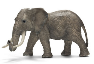  Игровая фигурка Schleich 14656 Африканский слон, самец