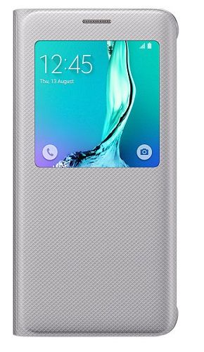  для телефона Samsung (флип-кейс) Galaxy S6 Edge Plus S View G928 серебристый (EF-CG928PSEGRU)