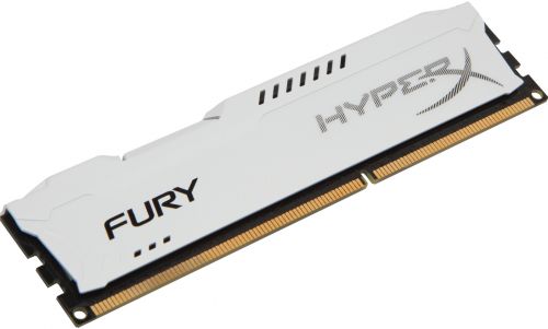  DDR3 8GB Kingston HX318C10FW/8 HyperX FURY White Series PC3-15000 Мб/с, 1866MHz DIMM CL10, 1.5V