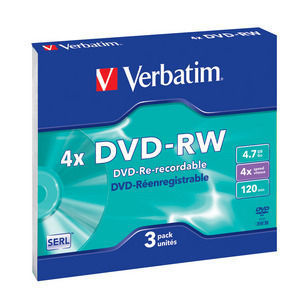  Диск DVD-RW Verbatim 43635