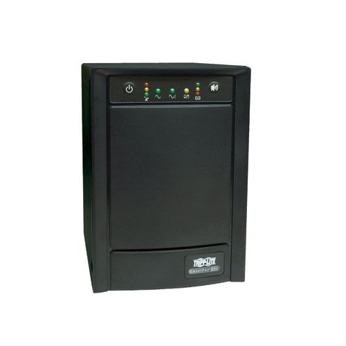  Tripp Lite SMX1500SLT 1500 VA, tower mount Line-Interactive 1 RS-232 &amp; 1 USB Modem/fax/LAN 8 выходов (IEC-320-C13).
