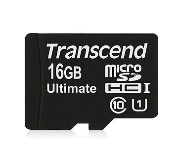  Карта памяти 16GB Transcend TS16GUSDHC10U1 MicroSDHC class 10 Ultimate