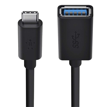  Кабель интерфейсный Belkin USB-C to USB-A Adapter F2CU036btBLK