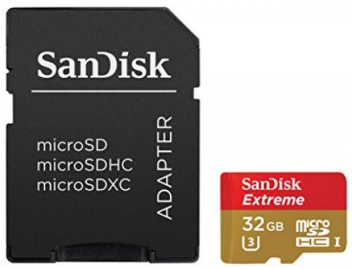  Карта памяти 32GB SanDisk SDSQXNE-032G-GN6MA Class 10 Extreme + SD адаптер