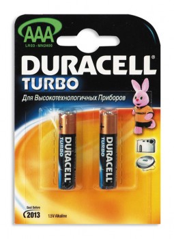  Батарейка Duracell LR03 Turbo