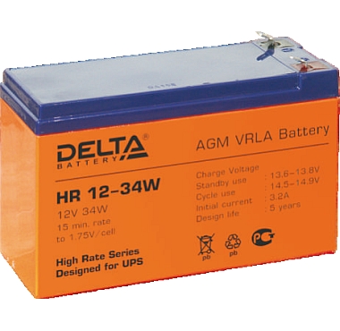  Батарея Delta HR 12-34W