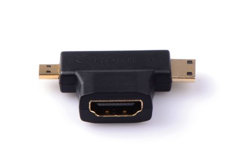  Переходник Greenconnect HDMI/Mini HDMI/Micro - HDMI