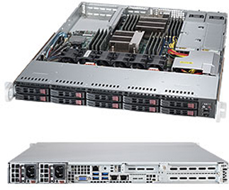  Серверная платформа 1U Supermicro SYS-1028R-WTR