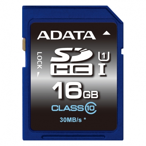  Карта памяти 16GB ADATA ASDH16GUICL10-R Secure Digital Card SDHC Class 10 UHS-I