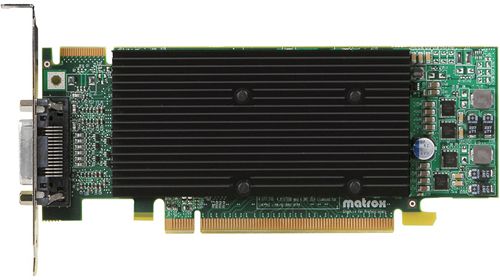  PCI-E Matrox M9120-E512LPUF PCIe x16, 512MB, DDR2, LP, LFH-60, LFH-60 to 2 x DVI-I, RTL