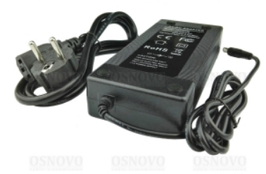 Блок питания OSNOVO PS-48120 (сетевой адаптер) DC48V, 2,5A (120Вт макс.). Диапазон входных напряжений: AC100-240V. Штекер 2.1x5.5мм. Размеры (ШхВхГ):