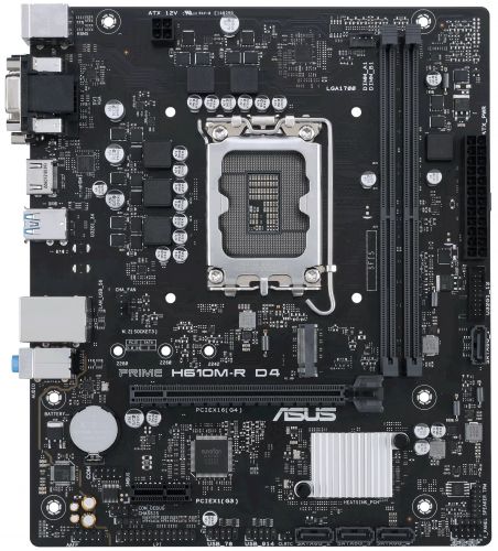 Материнская плата mATX ASUS PRIME H610M-R D4-SI