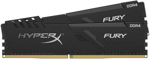 Модуль памяти DDR4 8GB (2*4GB) HyperX HX432C16FB3K2/8 Fury black 3200MHz CL16 1.35V 1R 4Gbit