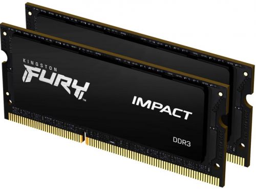 Модуль памяти SODIMM DDR3 16GB (2*8GB) Kingston FURY KF316LS9IBK2/16 Impact 1600MHz CL9 1.35V