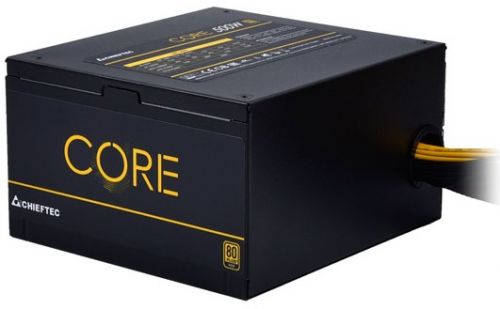 Блок питания ATX Chieftec CORE 500W 12V 2.3 PSU,W/12cm Fan,80 plus Gold