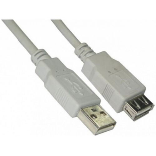 Кабель интерфейсный USB 2.0 удлинитель 5bites UC5011-018C AM-AF, 1.8м, серый