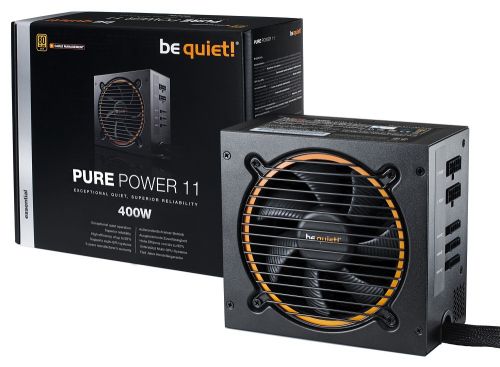 Блок питания ATX Be quiet! PURE POWER 11 BN296 400W, Active PFC, 80PLUS Gold, 120mm fan, RTL