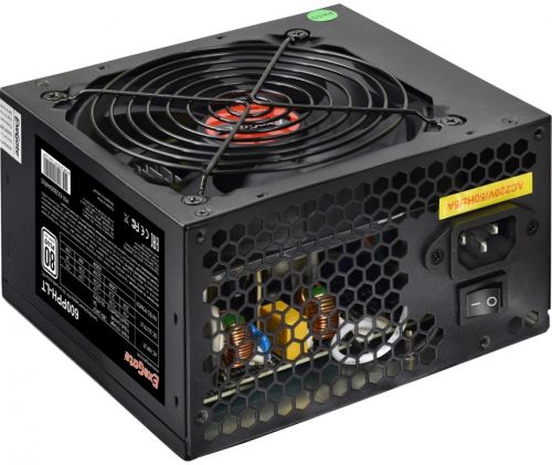 Блок питания ATX Exegate 600PPH-LT 600W, APFC, 120mm fan, 80Plus Standart