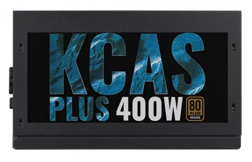 Блок питания ATX AeroCool KCAS PLUS 400W APFC, 80 PLUS Bronze, 120mm fan