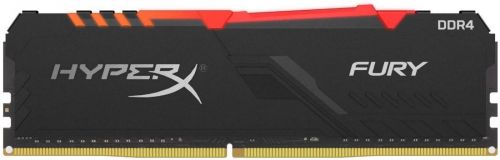 Модуль памяти DDR4 16GB (2*8GB) HyperX HX434C16FB3AK2/16 Fury RGB PC4-27700 3466MHz CL16 288-Pin XMP радиатор 1.35V