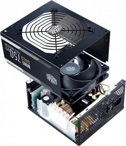 Блок питания ATX Cooler Master MWE Gold V2 MPE-7501-AFAAG-EU 750W, active PFC, 120mm fan, 80 Plus Gold, full modular