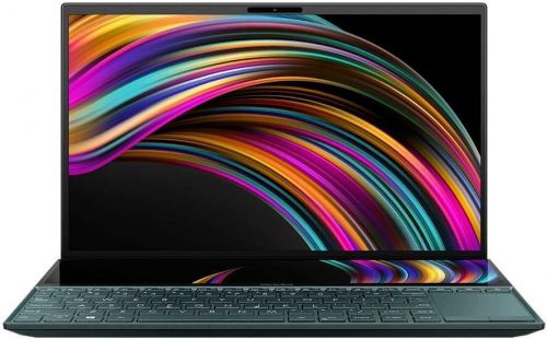 

Ноутбук ASUS ZenBook Duo UX481FL-BM024TS 90NB0P61-M01510 i5-10210U/16GB/512GB SSD/14,0" FHD/IPS/ScreenPad/Touch/NV MX250/Win10Home, ZenBook Duo UX481FL-BM024TS