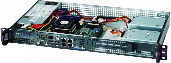 

Корпус серверный 1U Supermicro CSE-505-203B SuperChassis Mini-ITX 200 Вт, CSE-505-203B