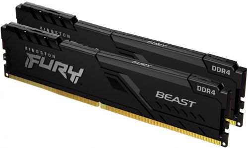 Модуль памяти DDR4 32GB (2*16GB) Kingston FURY KF426C16BB1K2/32 Beast Black 2666MHz CL16 2RX8 1.2V 288-pin 8Gbit