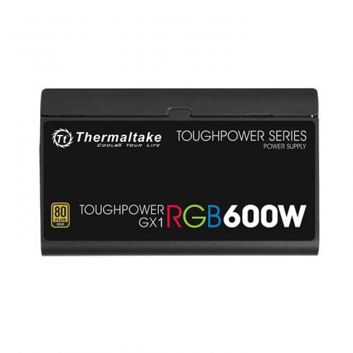 Блок питания ATX Thermaltake Toughpower GX1 RGB 600W PS-TPD-0600NHFAGE-1 600W v.2.4, A.PFS, EPS v2.92, 80 Plus Gold, вентилятор 120мм