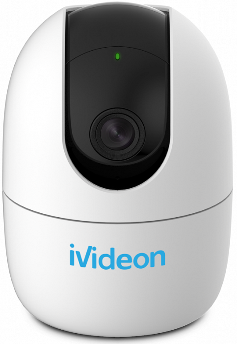 

Видеокамера IP Ivideon Cute 360 2MP PTZ облачная Wi-Fi, с ИК подсветкой до10м, фиксированный объектив 3.6 мм, с углом обзора 93°, Cute 360