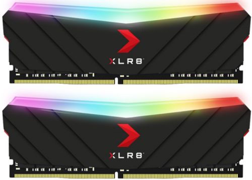 Модуль памяти DDR4 16GB (2*8GB) PNY MD16GK2D4360018XRGB XLR8 Gaming EPIC-X RGB PC4-28800 3600MHz CL18 радиатор 1.35V RTL