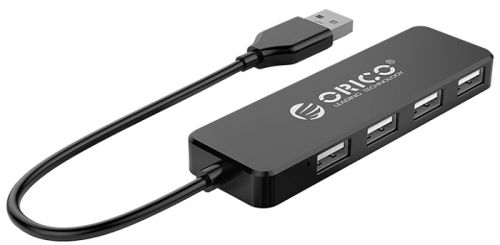 Концентратор USB 2.0 Orico FL01-BK