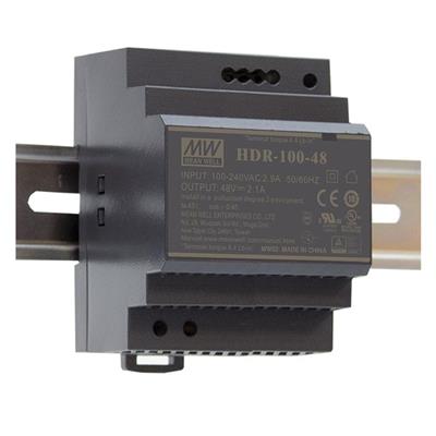 Преобразователь AC-DC сетевой Mean Well HDR-100-48N источник питания 48В, монтаж на DIN-рейку