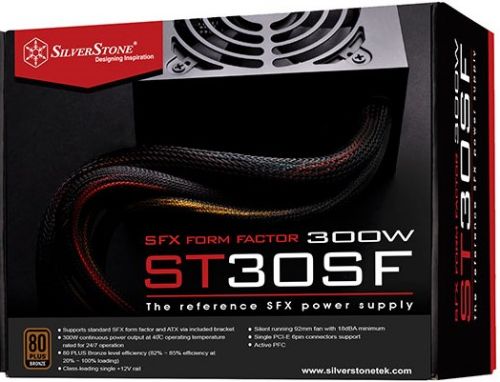 Блок питания SilverStone ST30SF 300W,  80 Plus Bronze, 92mm fan,  RTL - SST-ST30SF v 2.0 (ST30SF - SST-ST30SF v 2.0)