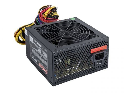 Блок питания ATX Exegate 500NPX EX224734RUS-S 500W, SC, black,12cm fan, 24p+4p, 6/8p PCI-E, 3*SATA, 2*IDE, FDD + кабель 220V с защитой от выдергивания