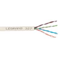 

Кабель витая пара F/UTP 5e кат. 4 пары Legrand 32753 032753 24AWG(0.51 мм), медь, одножильный (solid), внутренний, PVC, серый, уп/305м, 32753