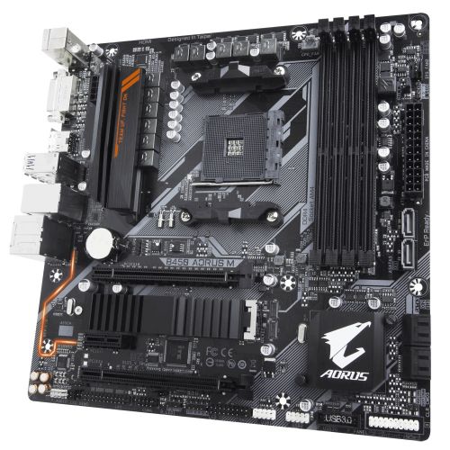 Материнская плата mATX GIGABYTE B450 AORUS M