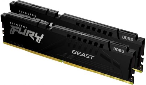 Модуль памяти DDR5 32GB (2*16GB) Kingston FURY KF556C40BBK2-32 Beast Black 5600MHz 1RX8 CL40 1.25V 16Gbit