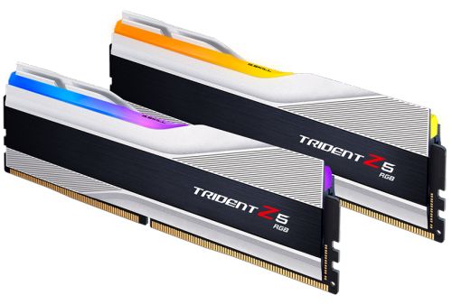 Модуль памяти DDR5 32GB (2*16GB) G.Skill F5-6000J3636F16GX2-TZ5RS Trident Z5 RGB silver PC5-48000 6000MHz CL36 heatsink 1.35V - фото 2